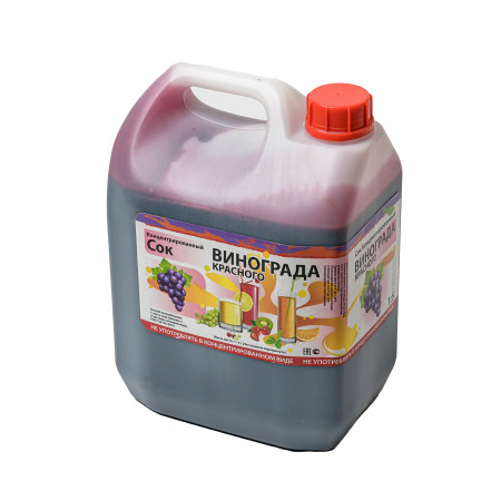 Concentrated juice "Red grapes" 5 kg в Владивостоке