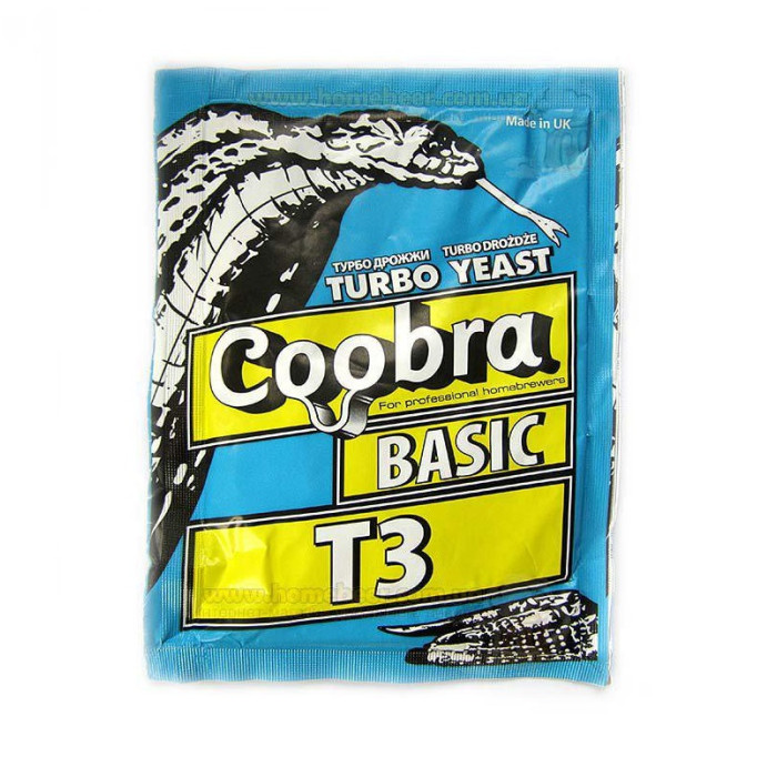 Turbo yeast alcohol "COOBRA" BASIC T3 (90 gr) в Владивостоке