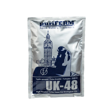 Turbo Yeast alcohol Puriferm UK-48 TURBO (128 gr) в Владивостоке