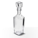 Бутылка (штоф) "Элегант" стеклянная 0,5 литра с пробкой  в Владивостоке